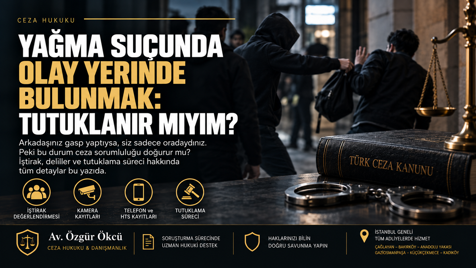 Arkadaşlarımla Birlikte Olay Yerindeydim Ama Kimseyi Gasp Etmedim: Yağma Suçundan Tutuklanır mıyım?