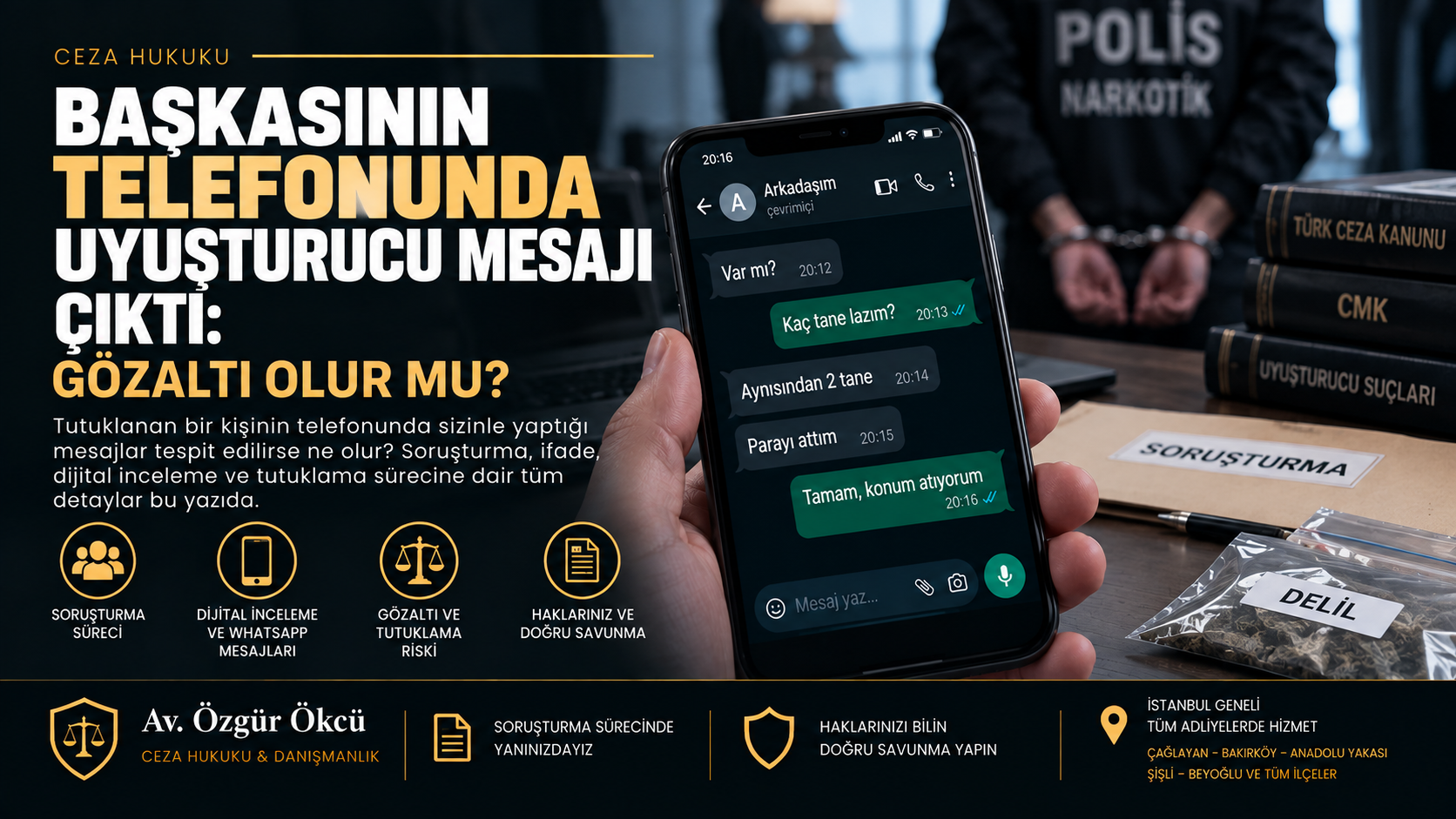 Başkasının Telefonunda Uyuşturucu Mesajı Çıktı: Gözaltına Alınır mıyım?