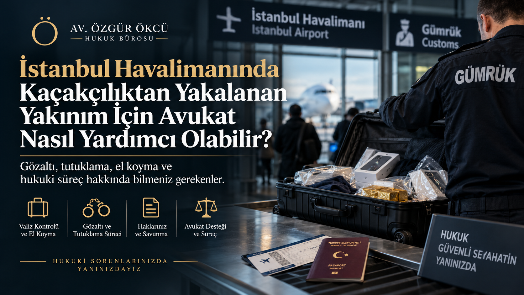 Yakınım İstanbul Havalimanında Kaçakçılıktan Yakalandı: Nerede Tutuluyor, Avukat Nasıl Bulunur?