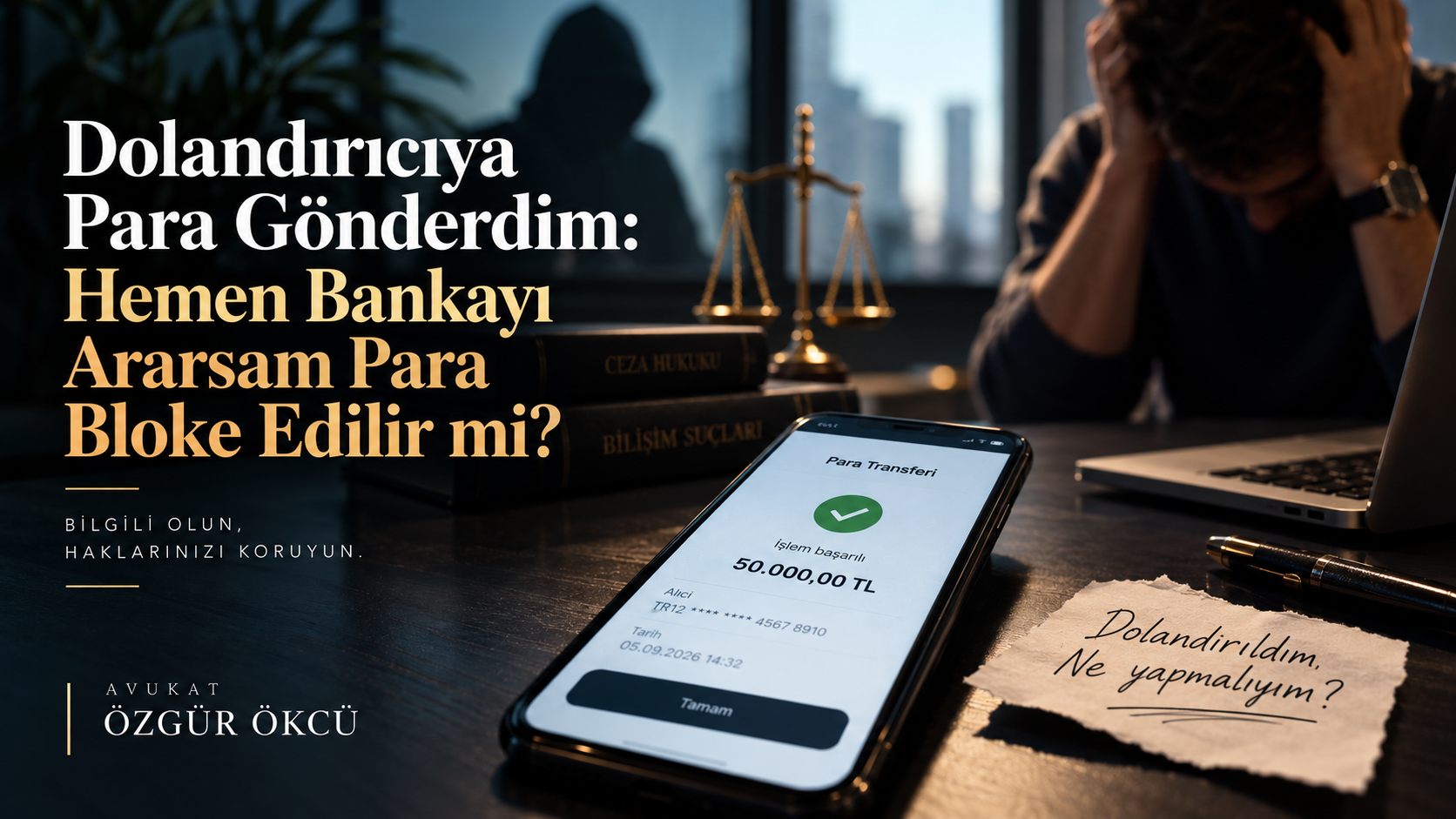 Dolandırıcıya Para Gönderdim, Hemen Bankayı Ararsam Para Bloke Edilir mi?