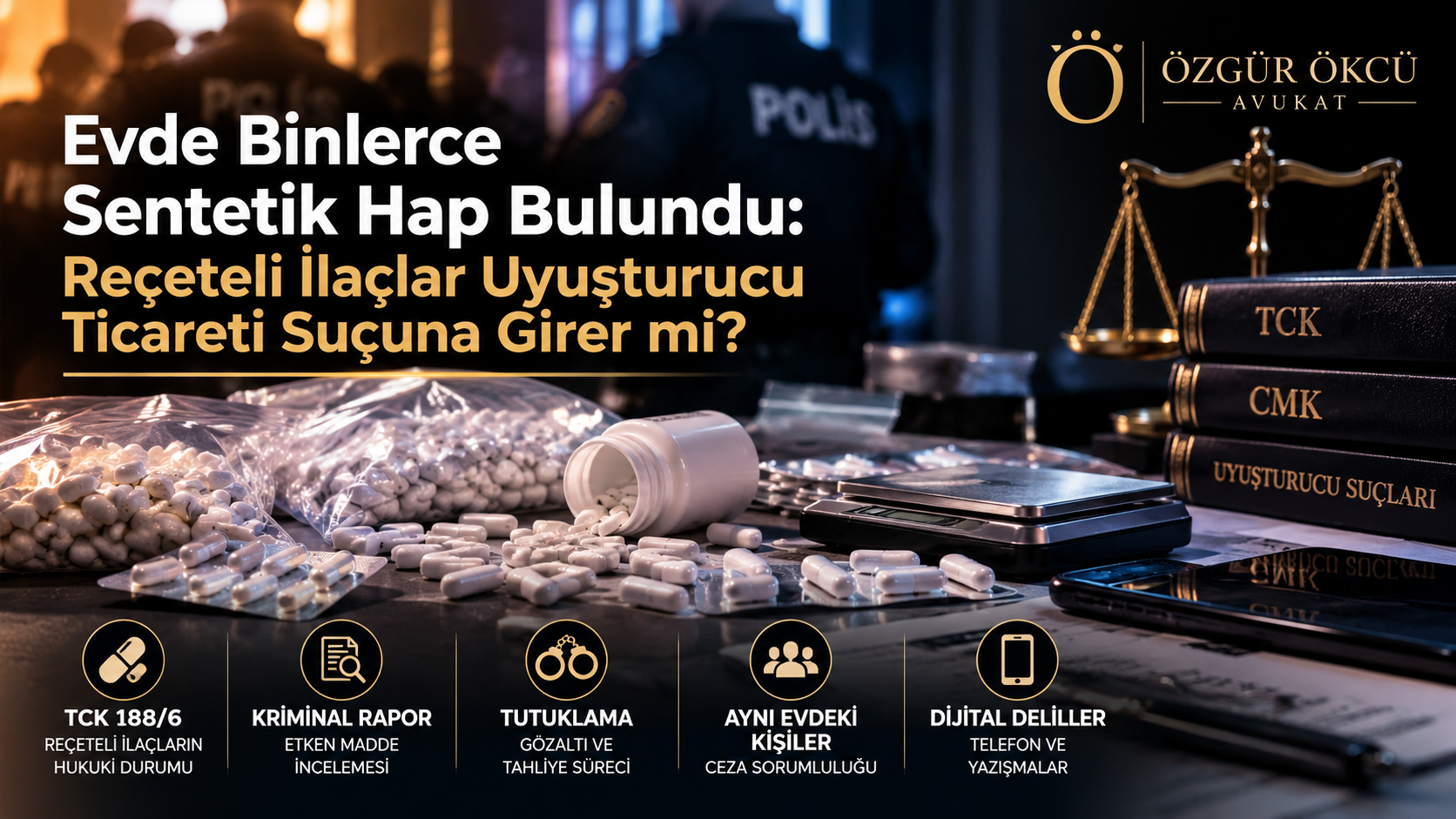 Evde Binlerce Sentetik Hap Bulundu: Reçeteli İlaçlar Uyuşturucu Ticareti Suçuna Girer mi?