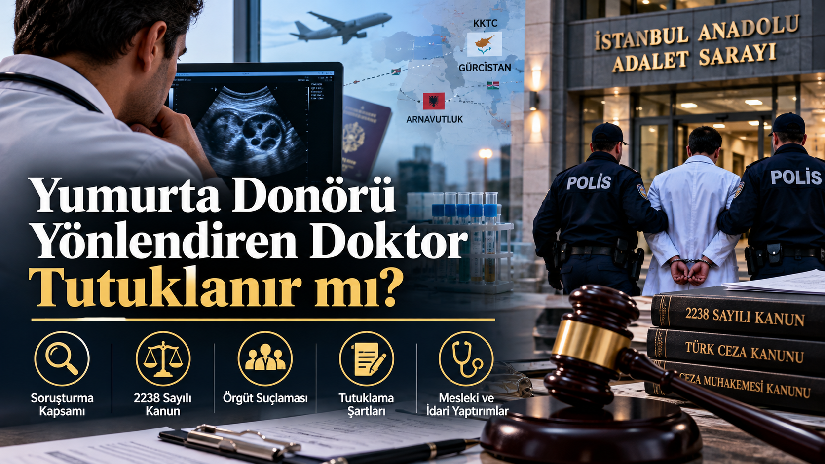 Yumurta Donörü Yönlendiren Doktor Tutuklanır mı? 2238 Sayılı Kanun ve Ceza Sorumluluğu